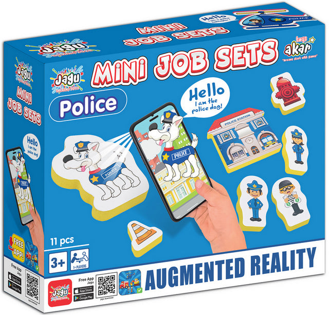 Говореща И Разказваща На Български Игра Профисии Полицейски Участък И Станция И Фигурки С Добавена Реалност 21Х26Х7 На 16 Езика