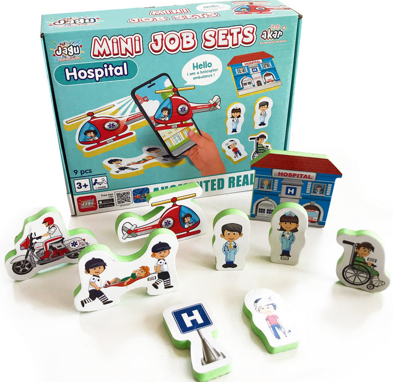 Говореща И Разказваща На Български Игра Професии БолницаИ ФигуркиС Добавена Реалност 21Х26Х7 На 16 Езика