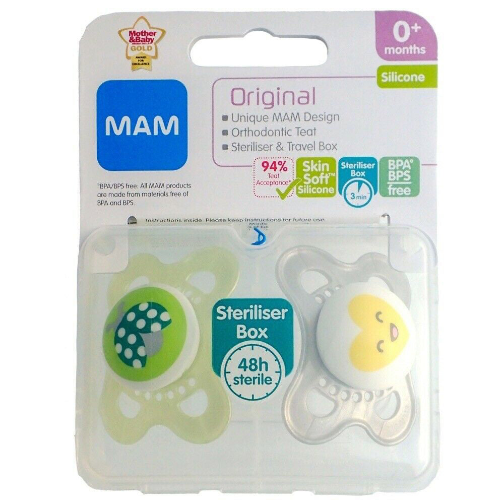 Mam Залъгалка Suzetă originală 0M+ 2 Бр.