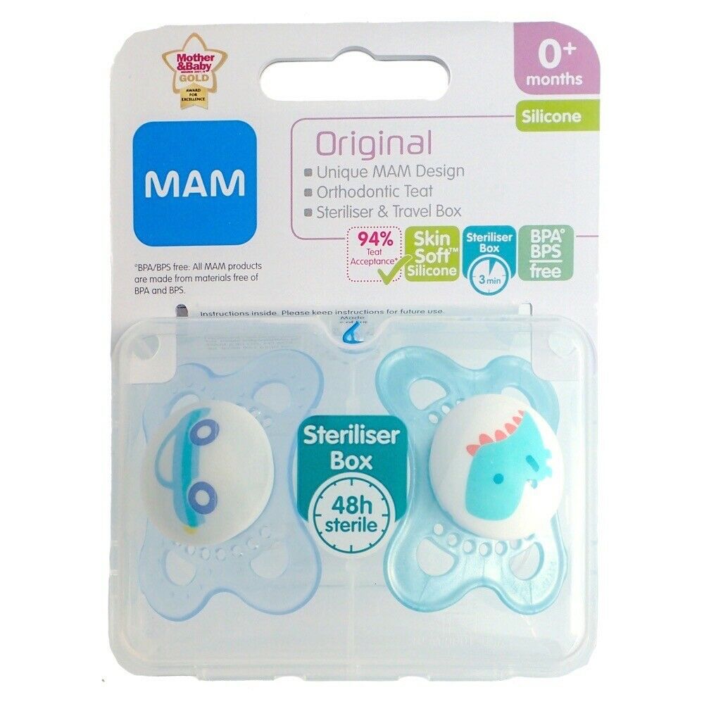 Mam Залъгалка Suzetă originală 0M+ 2 Бр.