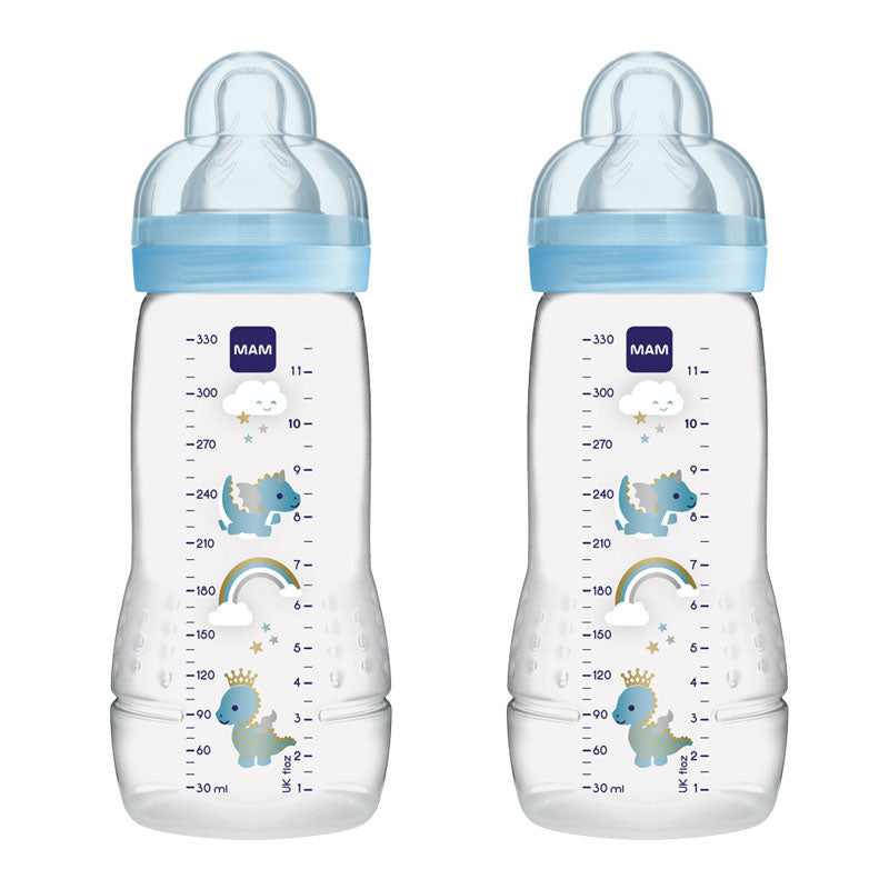 Шише Easy Active Bottle 330ml 2бр. Сини Mam