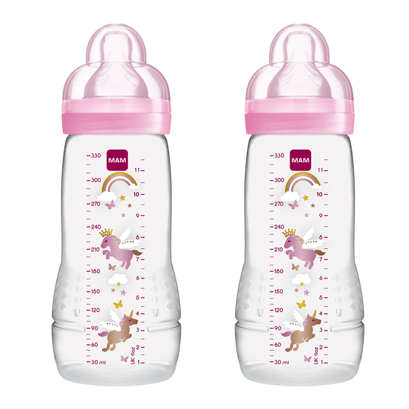 Шише Easy Active Bottle 330ml 2бр Розов Mam
