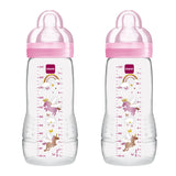 Шише Easy Active Bottle 330ml 2бр Розов Mam