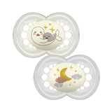 MAM Night Latex Cumi 6m+ 2 db