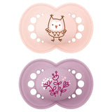 Залъгалка Nature Matt Pink 6м+ 2бр. Mam