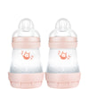 Sticlă Easy Start Starter 160 ml. 2 buc. Roz