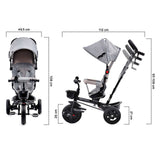 Aveo Light Grey Триколка Kraveo00lgr0000 Kinderkraft
