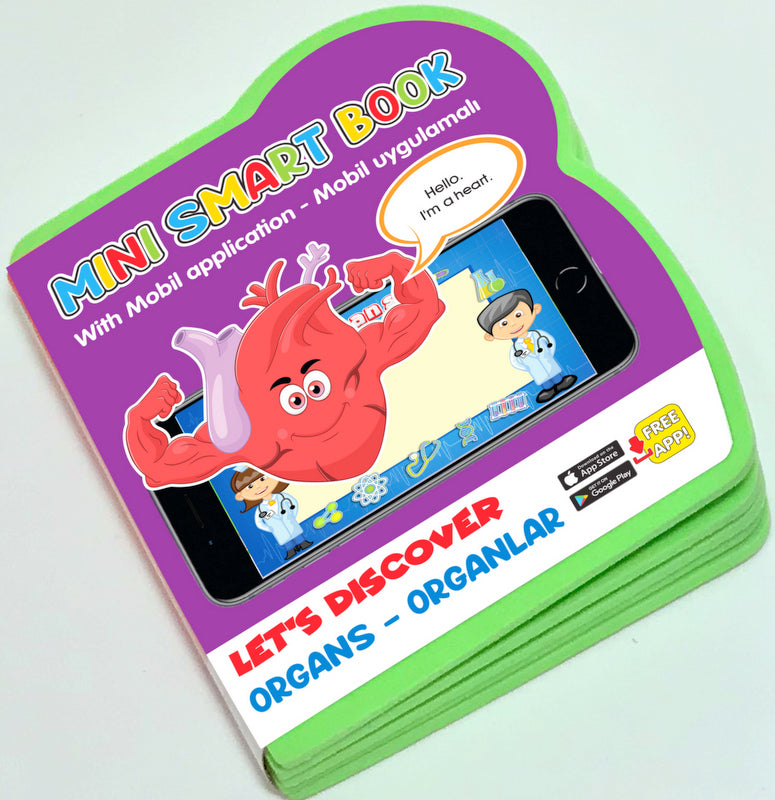 Говореща И Разказваща На Български Бебешка Книжка За Органите В Човешкото ТялоС Размери 11Х9С Добавена РеалностНа 16 Езика От Еva Пяна
