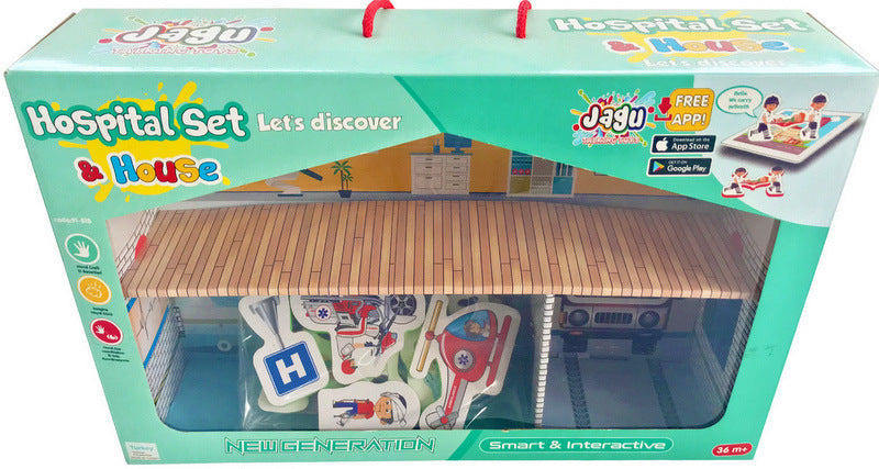 Говореща И Разказваща На Български Игра Професии БолницаИ ФигуркиС Добавена Реалност 41Х26Х10 На 16 Езика