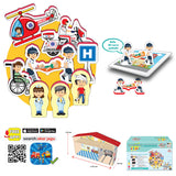 Говореща И Разказваща На Български Игра Професии БолницаИ ФигуркиС Добавена Реалност 41Х26Х10 На 16 Езика