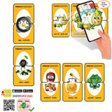 Говорещи И Разказващи На Български Пъзели Здравословни Храни И За Най Малките С Размери 10Х5 Общо 48 Ел. 24 Модела По 2 Ел. С Добавена Реалност 20Х17Х4 На 16 Езика От Еva Пяна