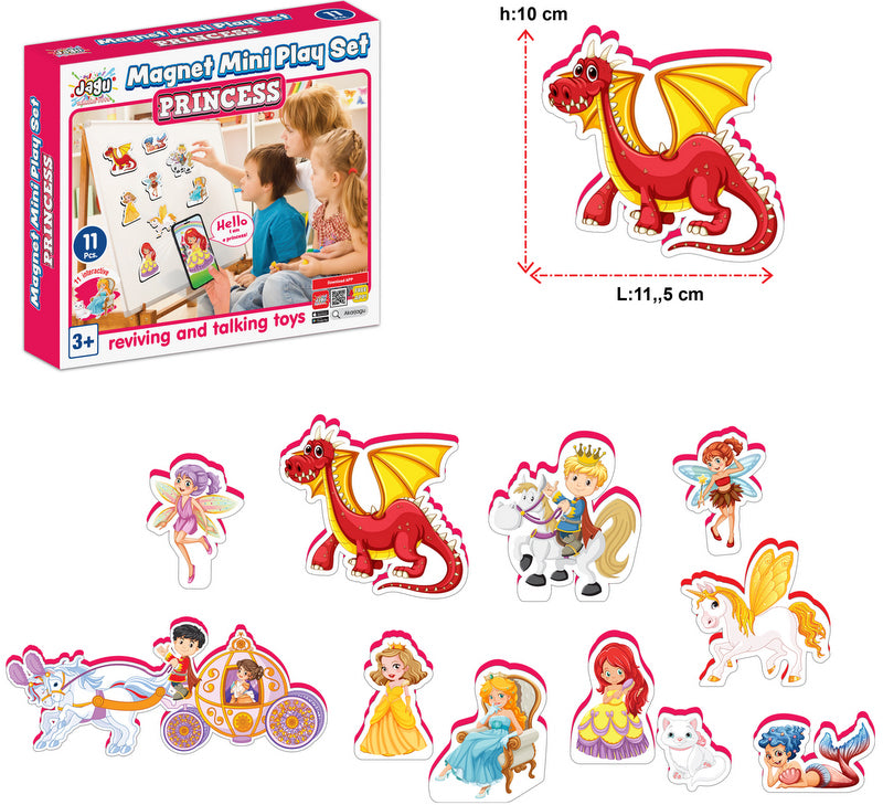 Говорещи И Разказващи На Български Магнитна Игра Принцеси С Размери 7Х5 Общо 11 Ел.С Добавена Реалност 20Х17Х4 На 16 Езика От Еva Пяна