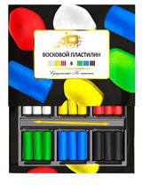 Plastilină ceroasă super moale, care nu se usucă, 6 culori TM Okto