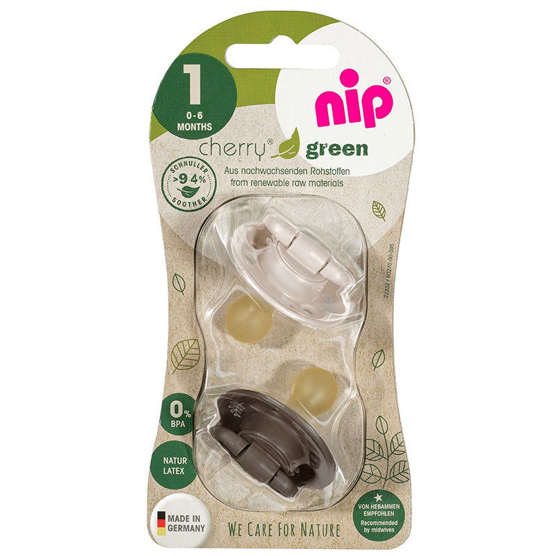 91012 Залъгалка Кремово,Кафяв Green Качук 0-6M --- BebeMama