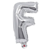 91255 Балон Фолио Буква F Сребърен --- BebeMama