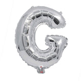 91256 Балон Фолио Буква G Сребърен --- BebeMama