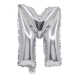 91262 Балон Фолио Буква M Сребърен --- BebeMama