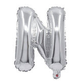 91263 Балон Фолио Буква N Сребърен --- BebeMama