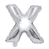 91273 Балон Фолио Буква X Сребърен --- BebeMama