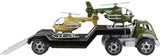 Katonai szállító kamion két helikopterrel 65x27x20 Julia