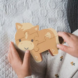 Puzzle din lemn Ponei (Fsc®)