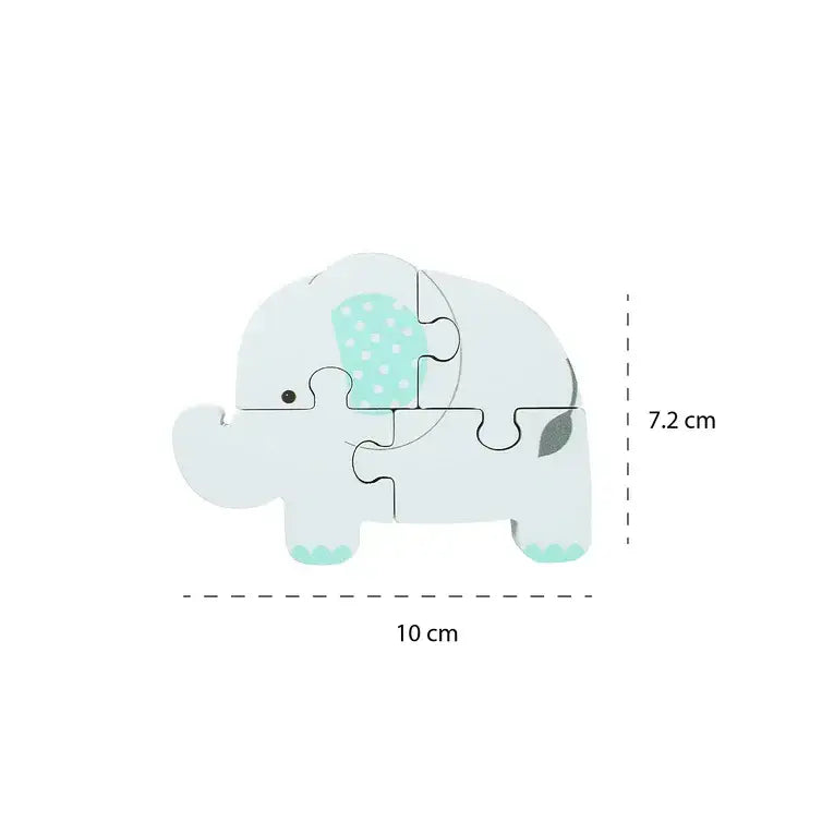 Puzzle din lemn Elefant (Fsc®)