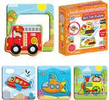 Говорещи И Разказващи На Български Пъзел Сортер Намери Съвпадението Транспортни Средства 24 Ел.12 МоделаС Размери 12Х12С Добавена РеалностНа 16 Езика От Еva Пяна 12Х5Х12