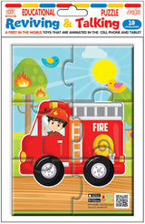 Говорещ И Разказващ На Български Пъзел Пожарна 6 Ел. С Размери 16Х12С Добавена РеалностНа 16 Езика От Еva Пяна