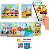 Говорещ И Разказващ На Български Пъзел Багерче 6 Ел. С Размери 16Х12С Добавена РеалностНа 16 Езика От Еva Пяна