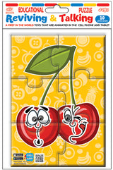 Говорещ И Разказващ На Български Пъзел Черешки 6 Ел. С Размери 16Х12С Добавена РеалностНа 16 Езика От Еva Пяна