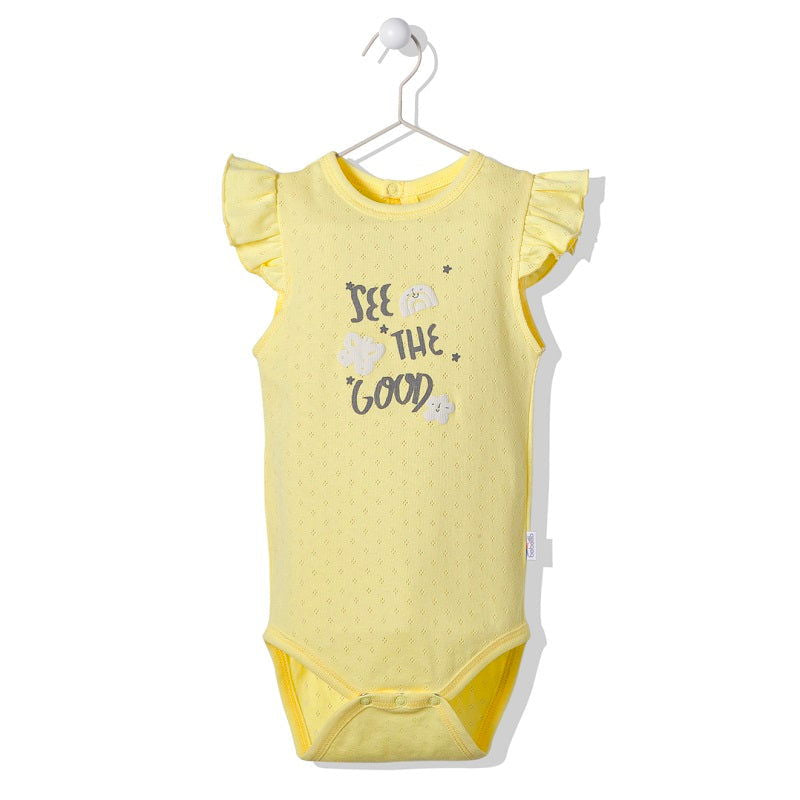 T3017 Боди Sun And Friends Жълт 18-24M/92Cm --- BebeMama