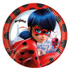 93445 Хартиени Чинии 23Cm Miraculous Ladybug --- BebeMama