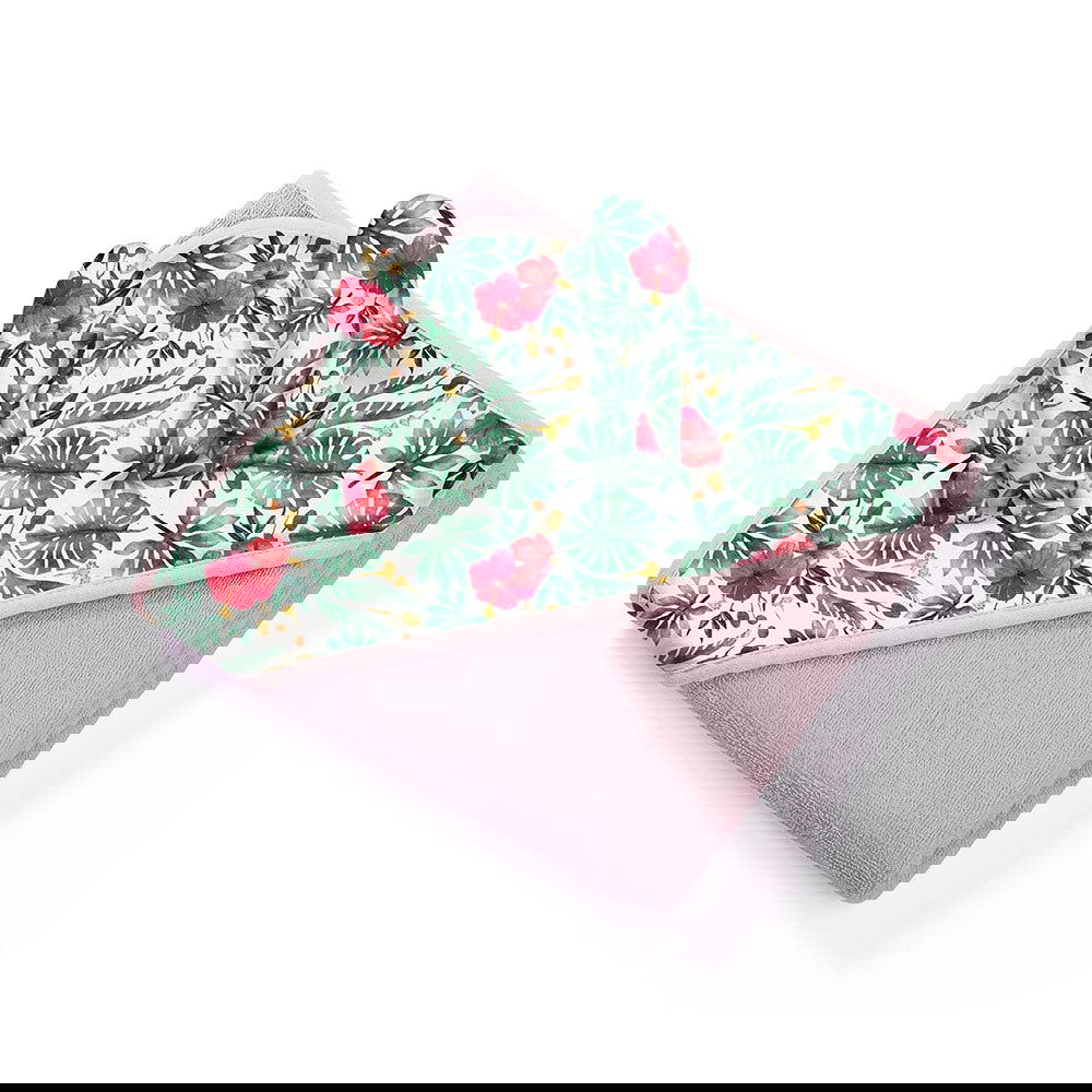 939 Хавлия Bunny Ears Розова 100 Х 100 --- BebeMama