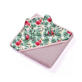 939 Хавлия Bunny Ears Розова 100 Х 100 --- BebeMama