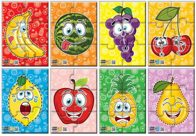 Говорещи И Разказващи На Български Пъзели Плодове За Най Малките 6 Ел. С Размери 13Х55 Общо 48 Ел. 8 МоделаС Добавена Реалност 26Х21Х7 На 16 Езика От Еva Пяна