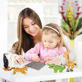 Пъзел 3Д Животни 12 Модела85 Ел.Опаковка 26X7X21Cм