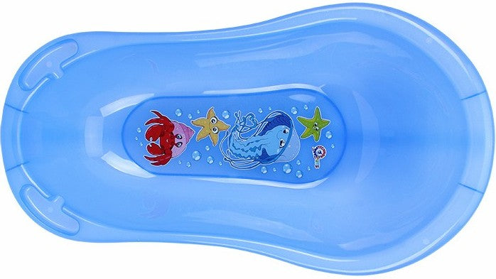 Вана Перлена С Голяма Картинка Синя Прозрачна 90х50х30 За Стойка Julia