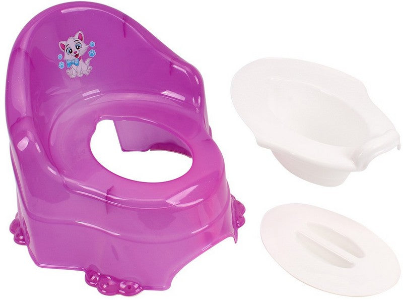 Гърне Голямо Прозрачно Лилаво 51Х37Х37 --- BebeMama