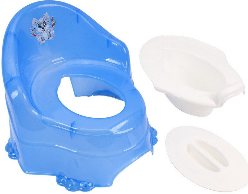 Гърне Голямо Прозрачно Синьо 51Х37Х37 --- BebeMama