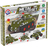 Метален Конструктор 30Х25Х5 С Болтове Гайки Инструменти И Гуми За Направа На Военни Машини 4 Модела 430 Елемента С Подръжка В Youtube - Строители, Мозайки И Конструктори - Thesmileofyourbaby - BebeMama