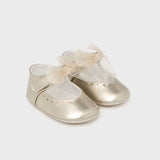 9687 Обувки Каишка Церемония Light Gold 18 --- BebeMama