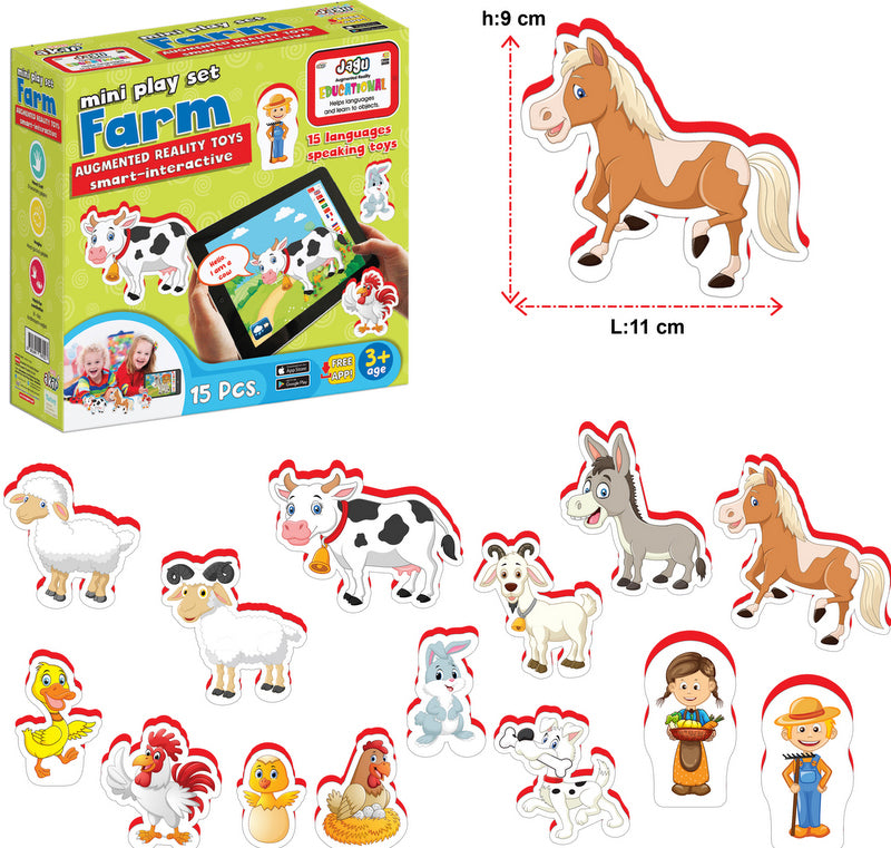 Говореща И Разказваща На Български Игра ФерматаИ ФигуркиС Добавена Реалност 20Х20Х7 На 16 Езика