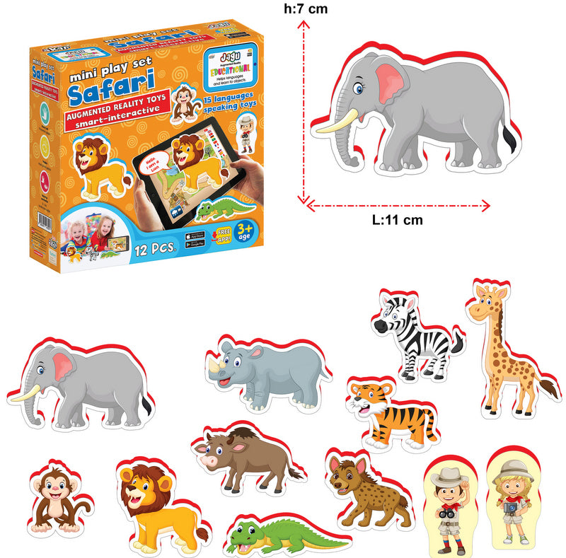 Говореща И Разказваща На Български Игра СафариС Добавена Реалност 20Х20Х7 На 16 Езика