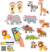 Говореща И Разказваща На Български Игра СафариС Добавена Реалност 20Х20Х7 На 16 Езика