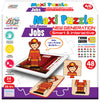 Puzzle-uri cu profesii, vorbind și povestind în limba bulgară, cu dimensiuni 10x5, total 48 de piese, 24 de profesii, 2 piese, cu realitate augmentată 20x17x4, în 16 limbi, din spumă EVA