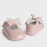 9742 Пантофки Панделка Телесен 16 --- BebeMama