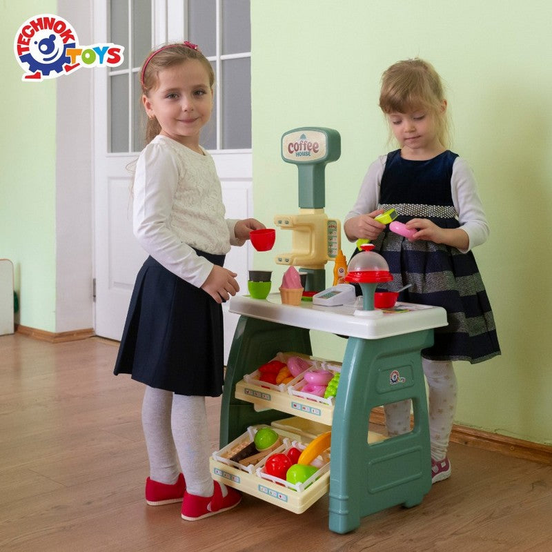 Магазин Кафене С Касов Апарат Светлина И Звук 87х50х39 Размер На Продукта Размер Кутия 58х48х16 Cм Julia