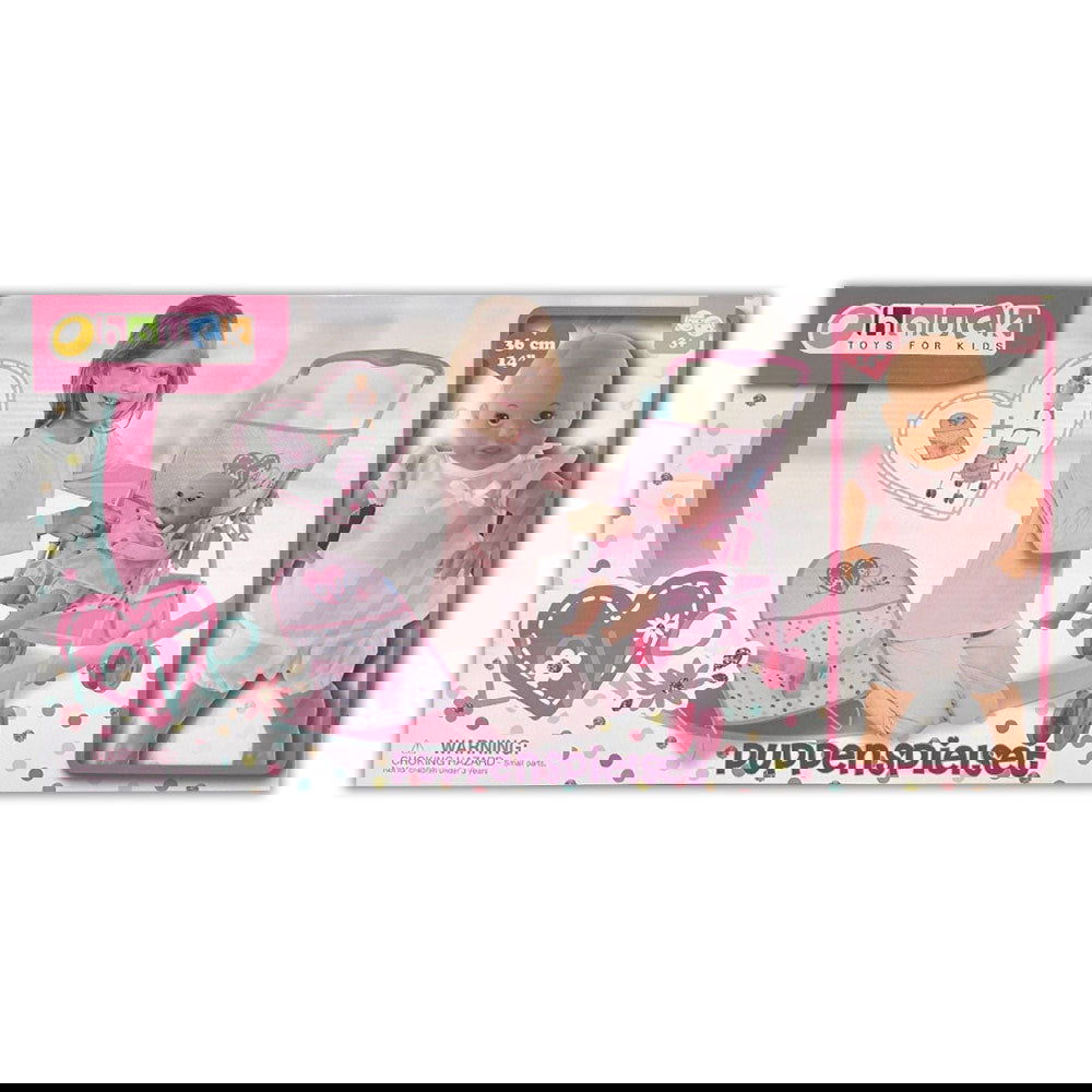 984233 Kоличка За Кукли, Шезлонг И Кукла Love --- BebeMama