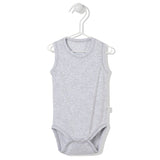 T3003 Боди-Потник Stars Сив 24-36M/98Cm --- BebeMama