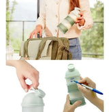 Recipiente pentru lapte praf verde mineral